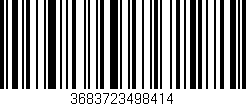 Código de barras (EAN, GTIN, SKU, ISBN): '3683723498414'