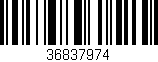 Código de barras (EAN, GTIN, SKU, ISBN): '36837974'