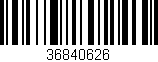 Código de barras (EAN, GTIN, SKU, ISBN): '36840626'