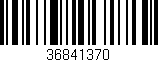 Código de barras (EAN, GTIN, SKU, ISBN): '36841370'