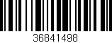 Código de barras (EAN, GTIN, SKU, ISBN): '36841498'