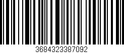 Código de barras (EAN, GTIN, SKU, ISBN): '3684323387092'