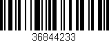 Código de barras (EAN, GTIN, SKU, ISBN): '36844233'