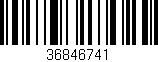 Código de barras (EAN, GTIN, SKU, ISBN): '36846741'