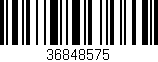 Código de barras (EAN, GTIN, SKU, ISBN): '36848575'