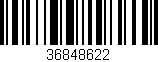Código de barras (EAN, GTIN, SKU, ISBN): '36848622'