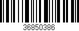 Código de barras (EAN, GTIN, SKU, ISBN): '36850386'