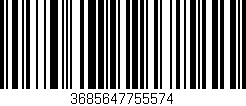 Código de barras (EAN, GTIN, SKU, ISBN): '3685647755574'
