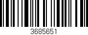 Código de barras (EAN, GTIN, SKU, ISBN): '3685651'
