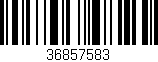 Código de barras (EAN, GTIN, SKU, ISBN): '36857583'
