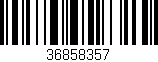 Código de barras (EAN, GTIN, SKU, ISBN): '36858357'