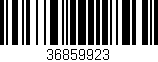 Código de barras (EAN, GTIN, SKU, ISBN): '36859923'