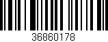 Código de barras (EAN, GTIN, SKU, ISBN): '36860178'