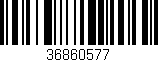 Código de barras (EAN, GTIN, SKU, ISBN): '36860577'