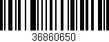 Código de barras (EAN, GTIN, SKU, ISBN): '36860650'