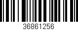 Código de barras (EAN, GTIN, SKU, ISBN): '36861256'