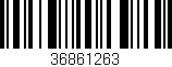 Código de barras (EAN, GTIN, SKU, ISBN): '36861263'