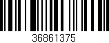 Código de barras (EAN, GTIN, SKU, ISBN): '36861375'