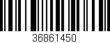Código de barras (EAN, GTIN, SKU, ISBN): '36861450'