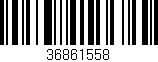Código de barras (EAN, GTIN, SKU, ISBN): '36861558'