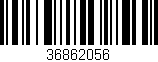 Código de barras (EAN, GTIN, SKU, ISBN): '36862056'