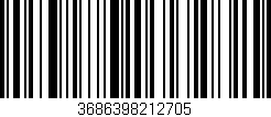 Código de barras (EAN, GTIN, SKU, ISBN): '3686398212705'