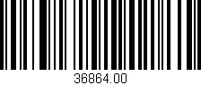 Código de barras (EAN, GTIN, SKU, ISBN): '36864.00'