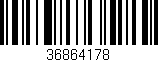 Código de barras (EAN, GTIN, SKU, ISBN): '36864178'