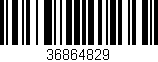 Código de barras (EAN, GTIN, SKU, ISBN): '36864829'