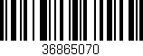 Código de barras (EAN, GTIN, SKU, ISBN): '36865070'