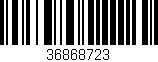Código de barras (EAN, GTIN, SKU, ISBN): '36868723'