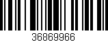 Código de barras (EAN, GTIN, SKU, ISBN): '36869966'