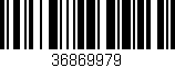 Código de barras (EAN, GTIN, SKU, ISBN): '36869979'