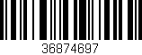 Código de barras (EAN, GTIN, SKU, ISBN): '36874697'
