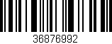 Código de barras (EAN, GTIN, SKU, ISBN): '36876992'