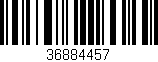 Código de barras (EAN, GTIN, SKU, ISBN): '36884457'