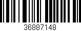 Código de barras (EAN, GTIN, SKU, ISBN): '36887148'