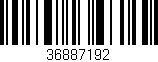 Código de barras (EAN, GTIN, SKU, ISBN): '36887192'