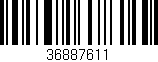 Código de barras (EAN, GTIN, SKU, ISBN): '36887611'