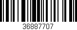 Código de barras (EAN, GTIN, SKU, ISBN): '36887707'