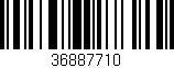 Código de barras (EAN, GTIN, SKU, ISBN): '36887710'