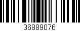 Código de barras (EAN, GTIN, SKU, ISBN): '36889076'