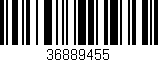 Código de barras (EAN, GTIN, SKU, ISBN): '36889455'