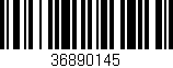 Código de barras (EAN, GTIN, SKU, ISBN): '36890145'