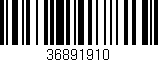 Código de barras (EAN, GTIN, SKU, ISBN): '36891910'