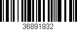 Código de barras (EAN, GTIN, SKU, ISBN): '36891932'