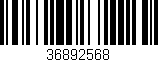 Código de barras (EAN, GTIN, SKU, ISBN): '36892568'
