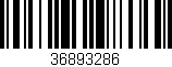 Código de barras (EAN, GTIN, SKU, ISBN): '36893286'