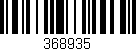 Código de barras (EAN, GTIN, SKU, ISBN): '368935'