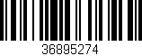 Código de barras (EAN, GTIN, SKU, ISBN): '36895274'